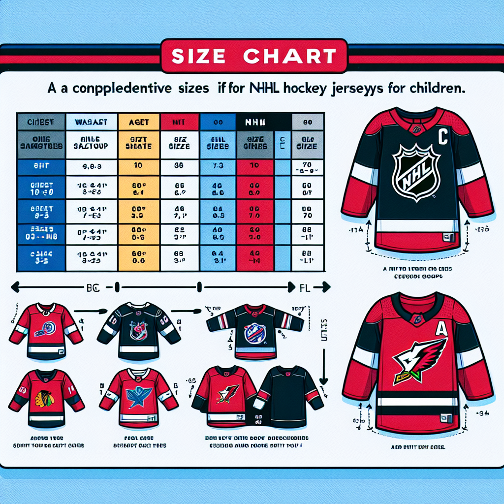 Comprehensive NHL Jersey Youth Size Chart Explained