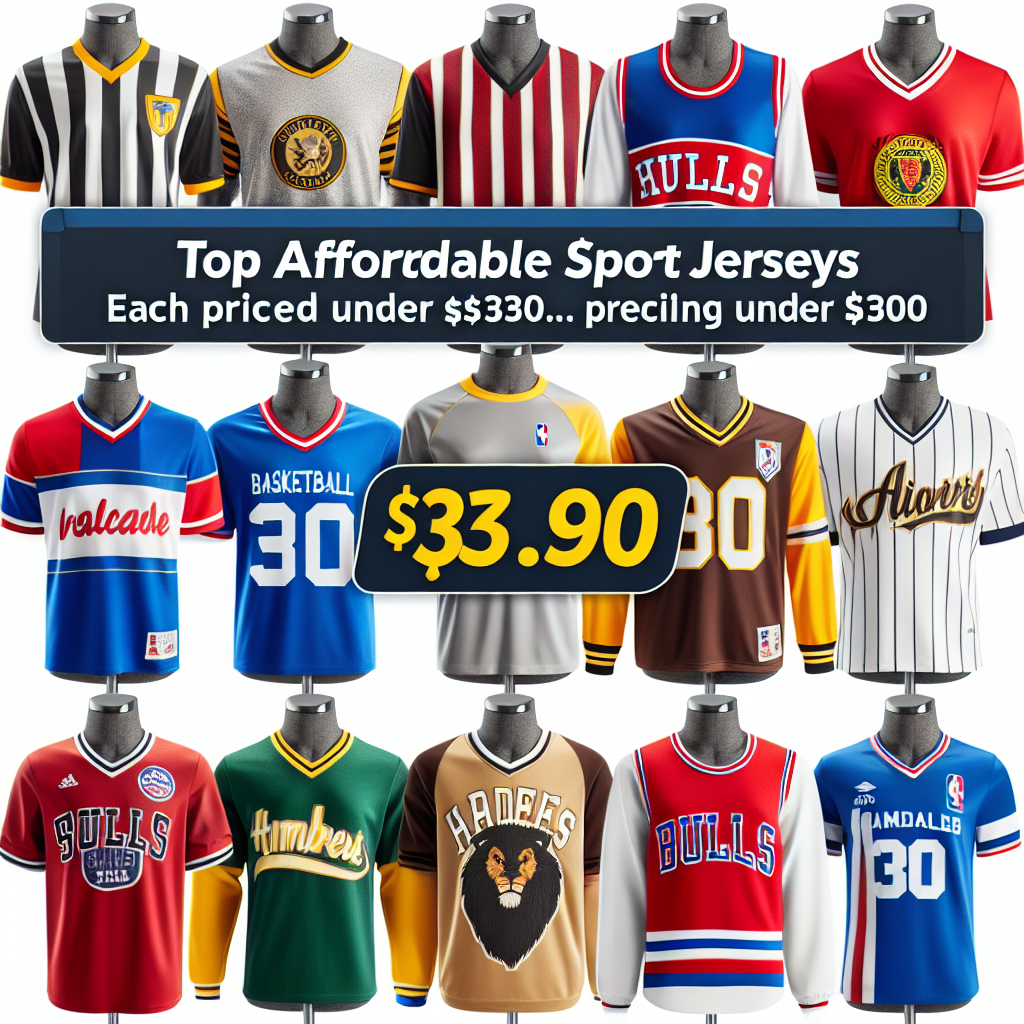 Top Affordable Jerseys: Best Options Under $300