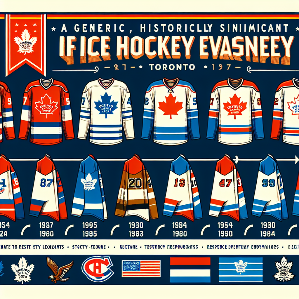 The Evolution of Toronto Maple Leafs Jerseys: A Timeless Legacy